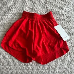 Lululemon Track that high rise lined shorts 5”